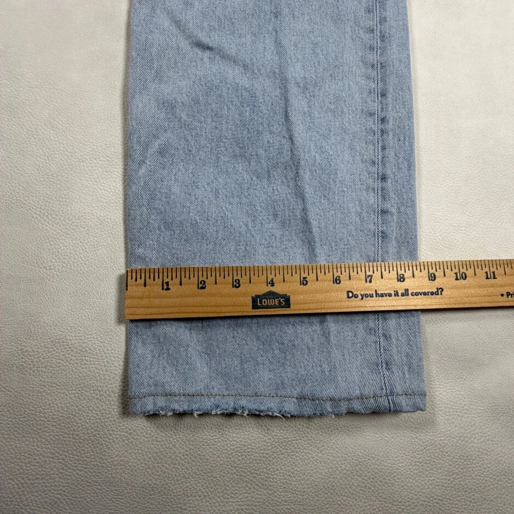 Abercrombie & Fitch The 90s Relaxed Jeans Light Wash High Rise Blue 28/6s